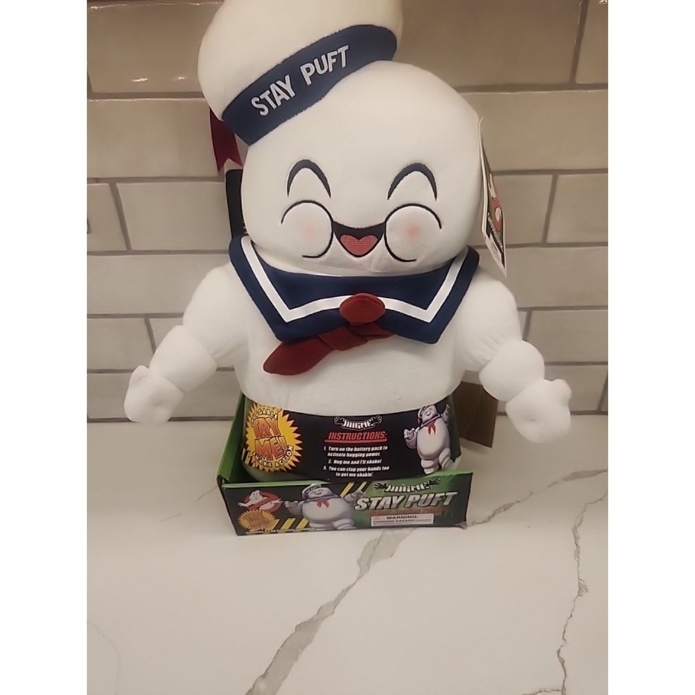 2019 Stay Puft Marshmallow Man Ghostbusters 16" Plush Hug Me Kidrobot Shakes